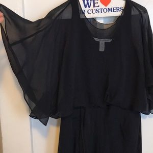 DVF Navy Silk dress